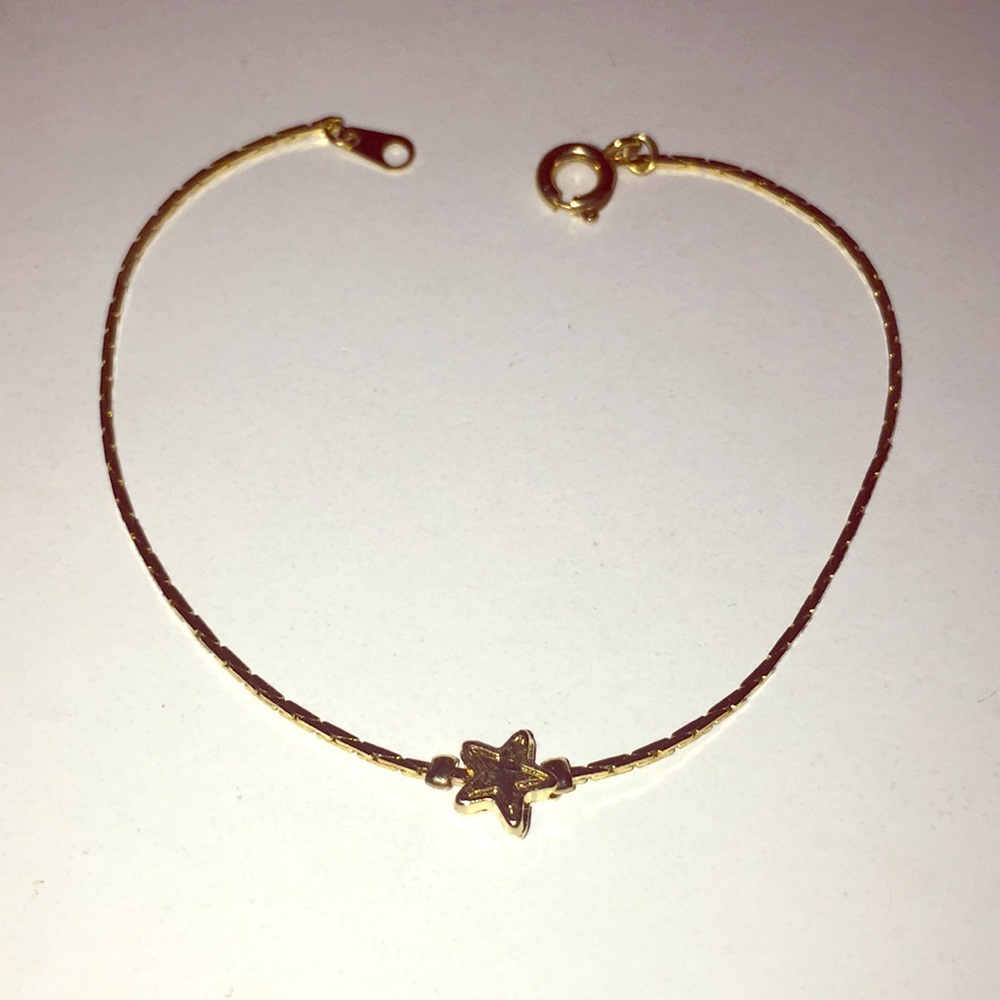 Vintage Gold Star Bracelet